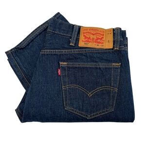 Levi's Mens Original Button Fly 501 Blue Denim Jeans 390